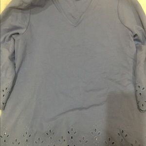 Embroidered top by Ann Taylor